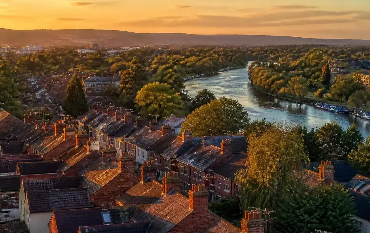 Reading Digital engineer's van on a Thames Valley village street